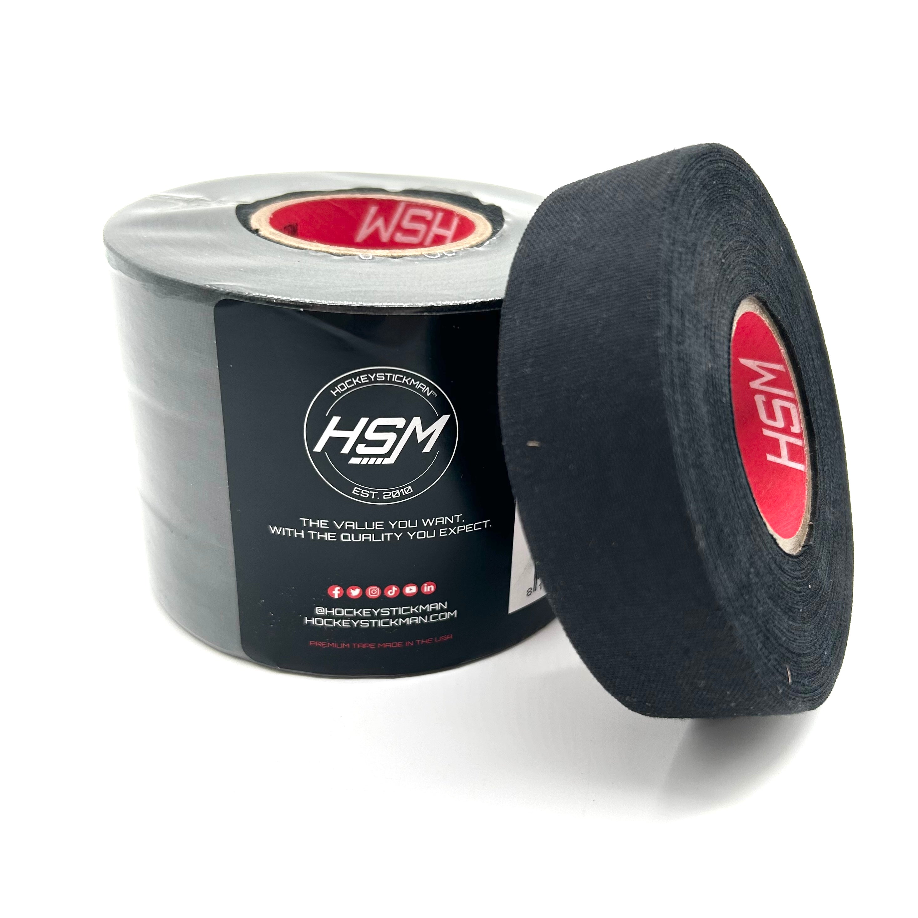 Ruban de hockey noir HSM